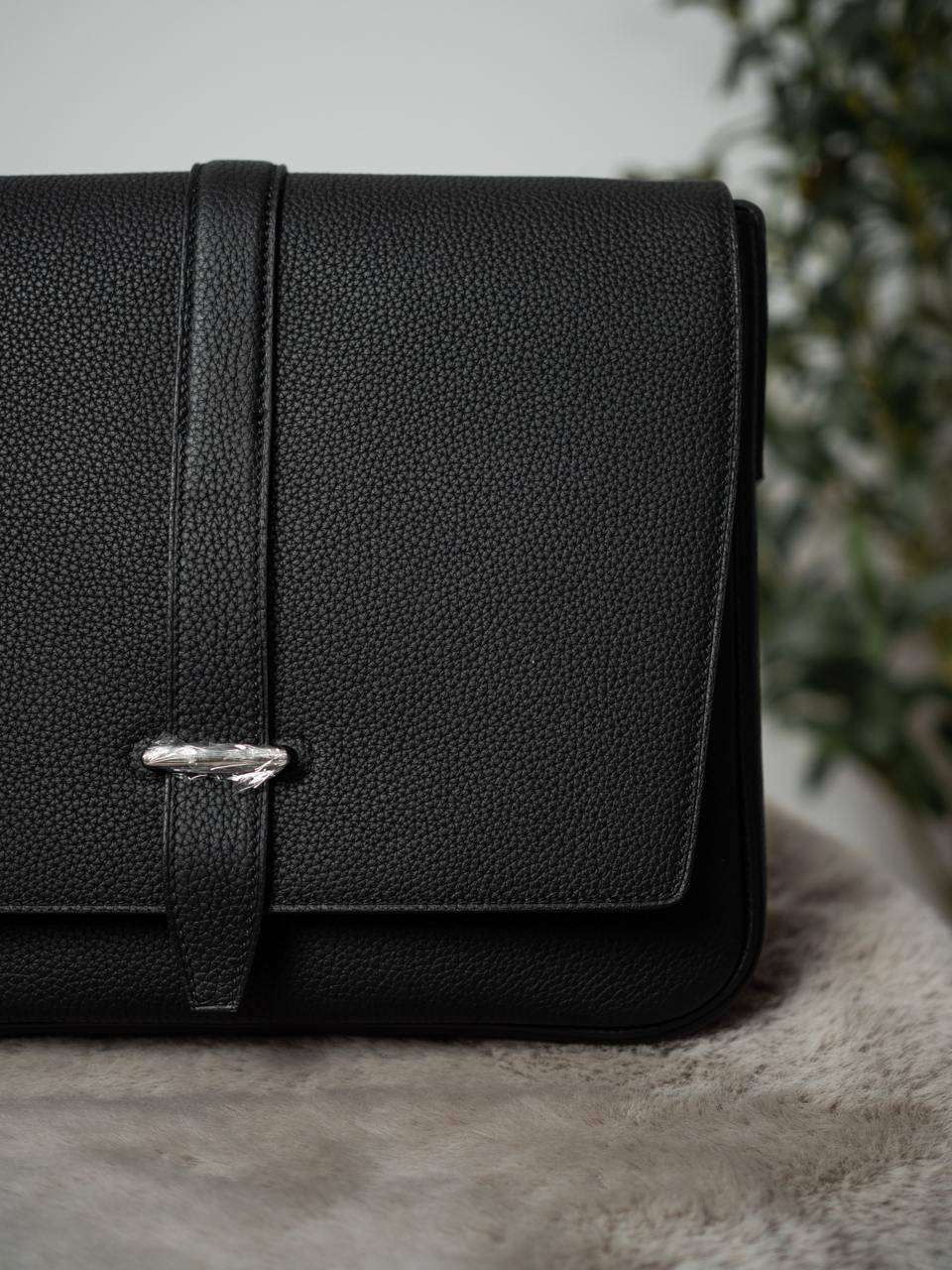 МУЖСКАЯ СУМКА МЕССЕНДЖЕР HERMES STEVE детальное фото