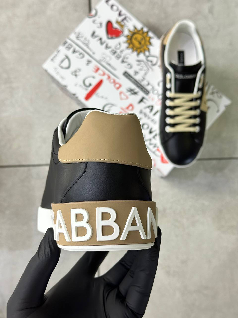 МУЖСКИЕ КЕДЫ DOLCE & GABBANA детальное фото