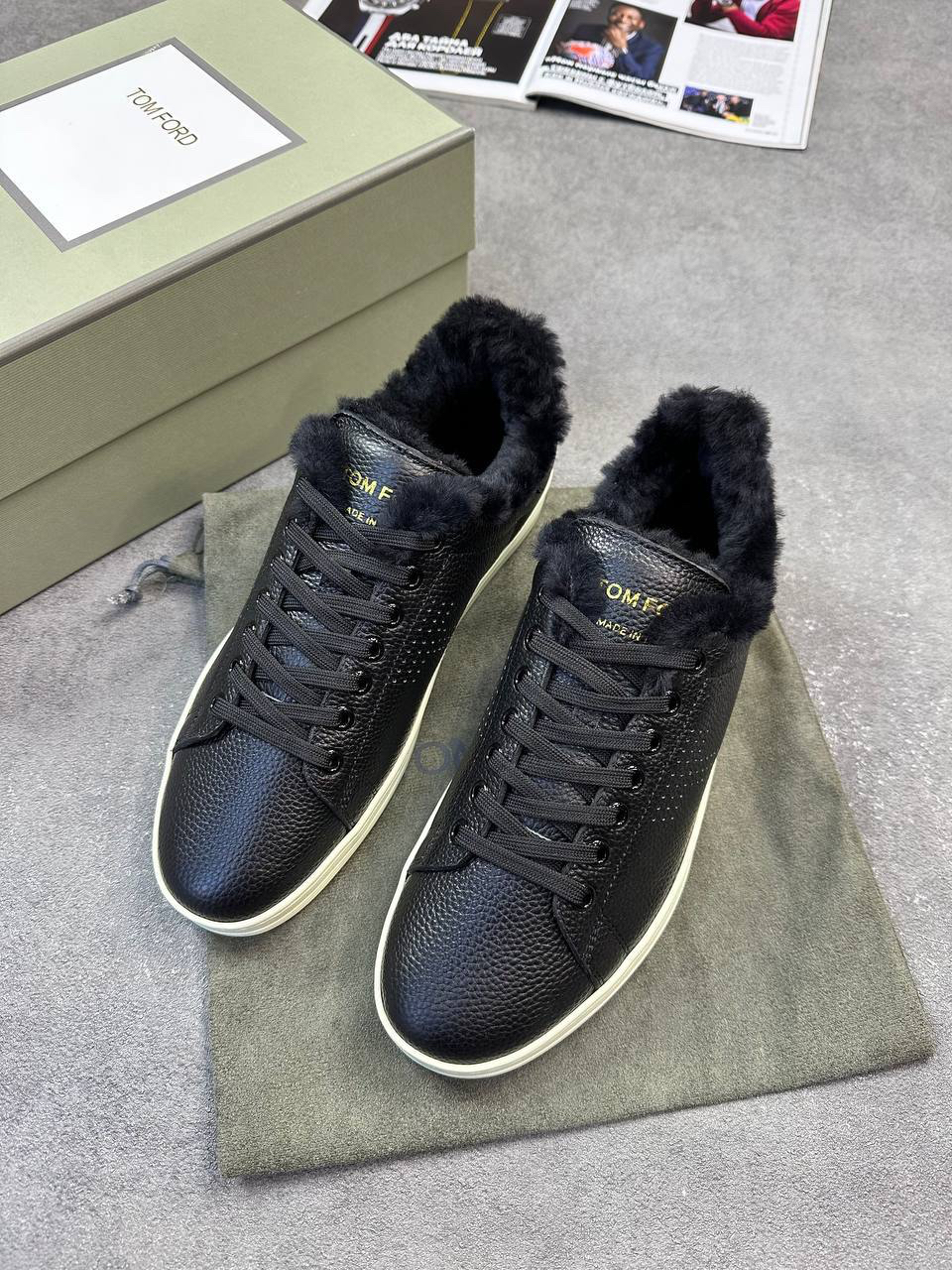 МУЖСКИЕ КЕДЫ TOM FORD детальное фото