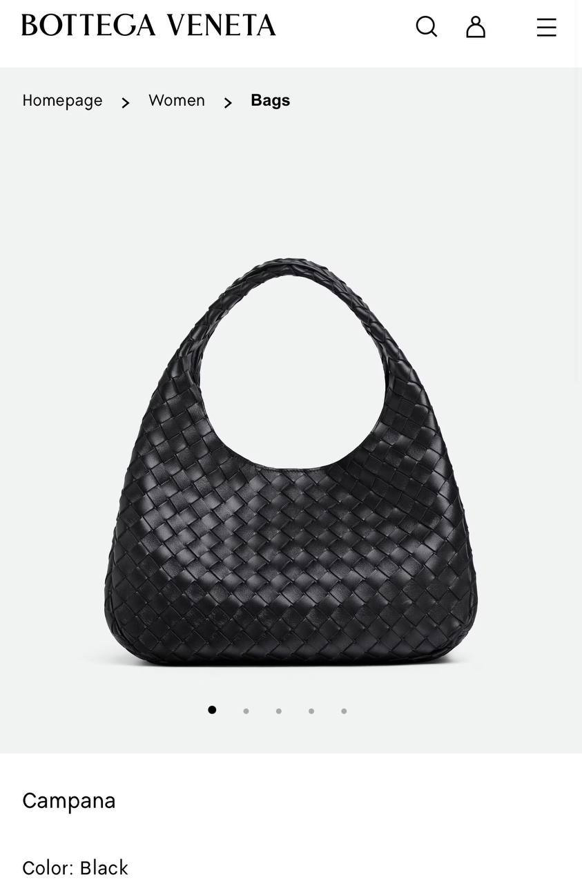СУМКА BOTTEGA VENETA CAMPANA детальное фото