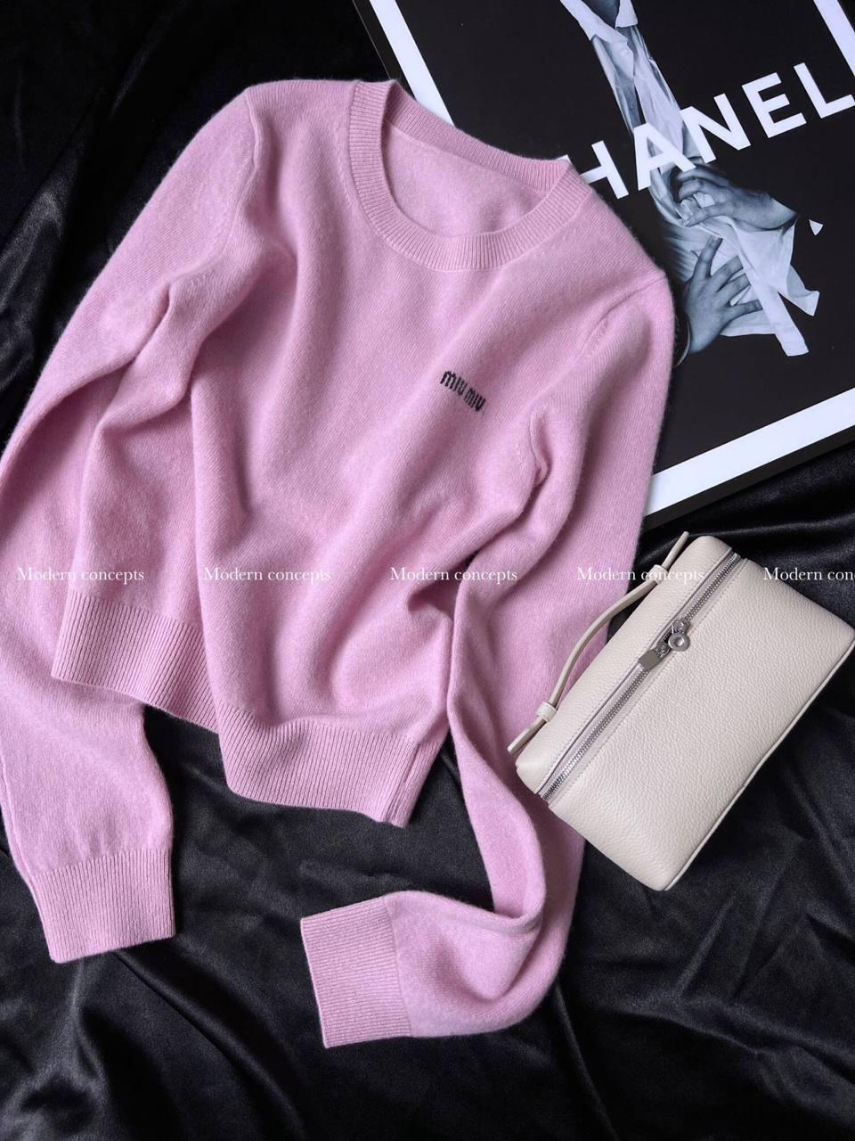 ЛОНГСЛИВ MIU MIU детальное фото