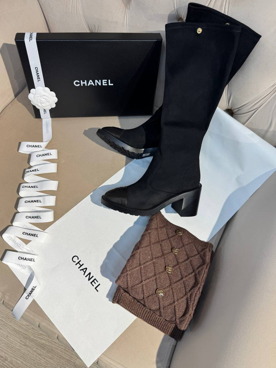 САПОГИ CHANEL детальное фото