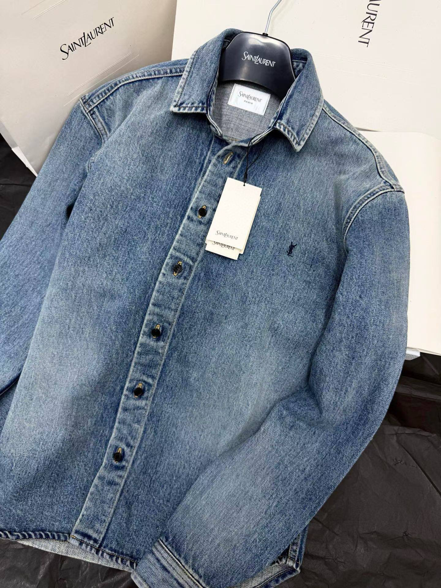 РУБАШКА SAINT LAURENT детальное фото