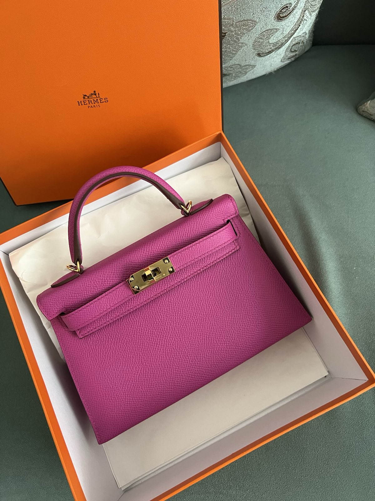 СУМКА HERMES KELLY 20 MINI детальное фото