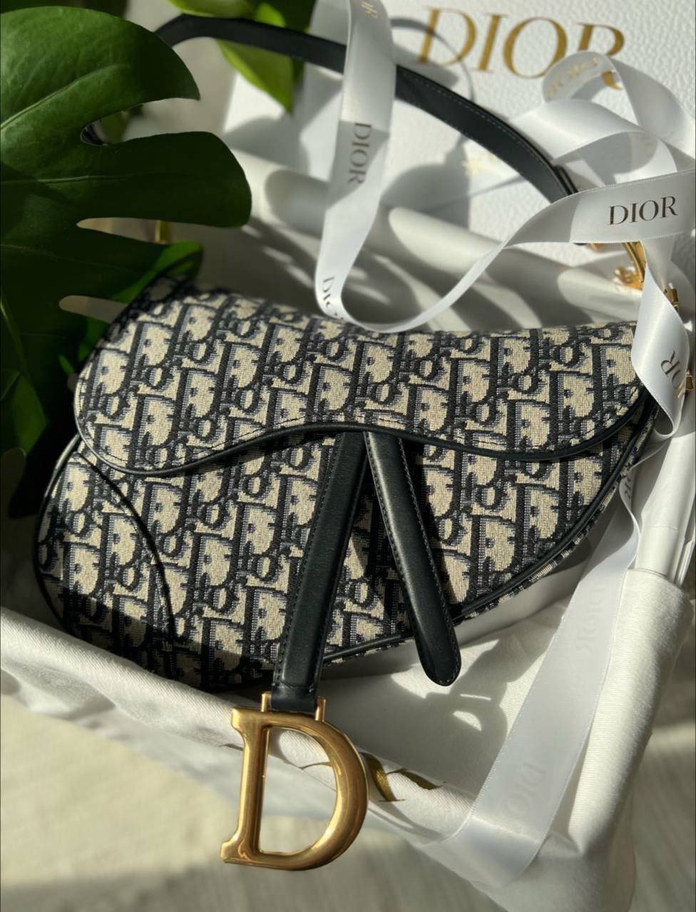 СУМКА МИНИ-ФОРМАТА DIOR SADDLE детальное фото