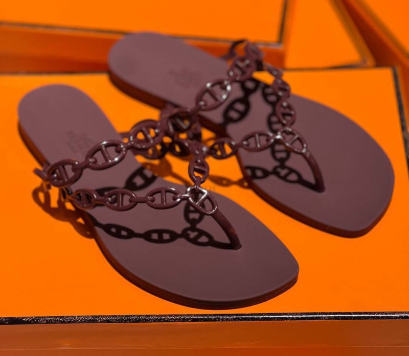 ШЛЕПКИ HERMES фото