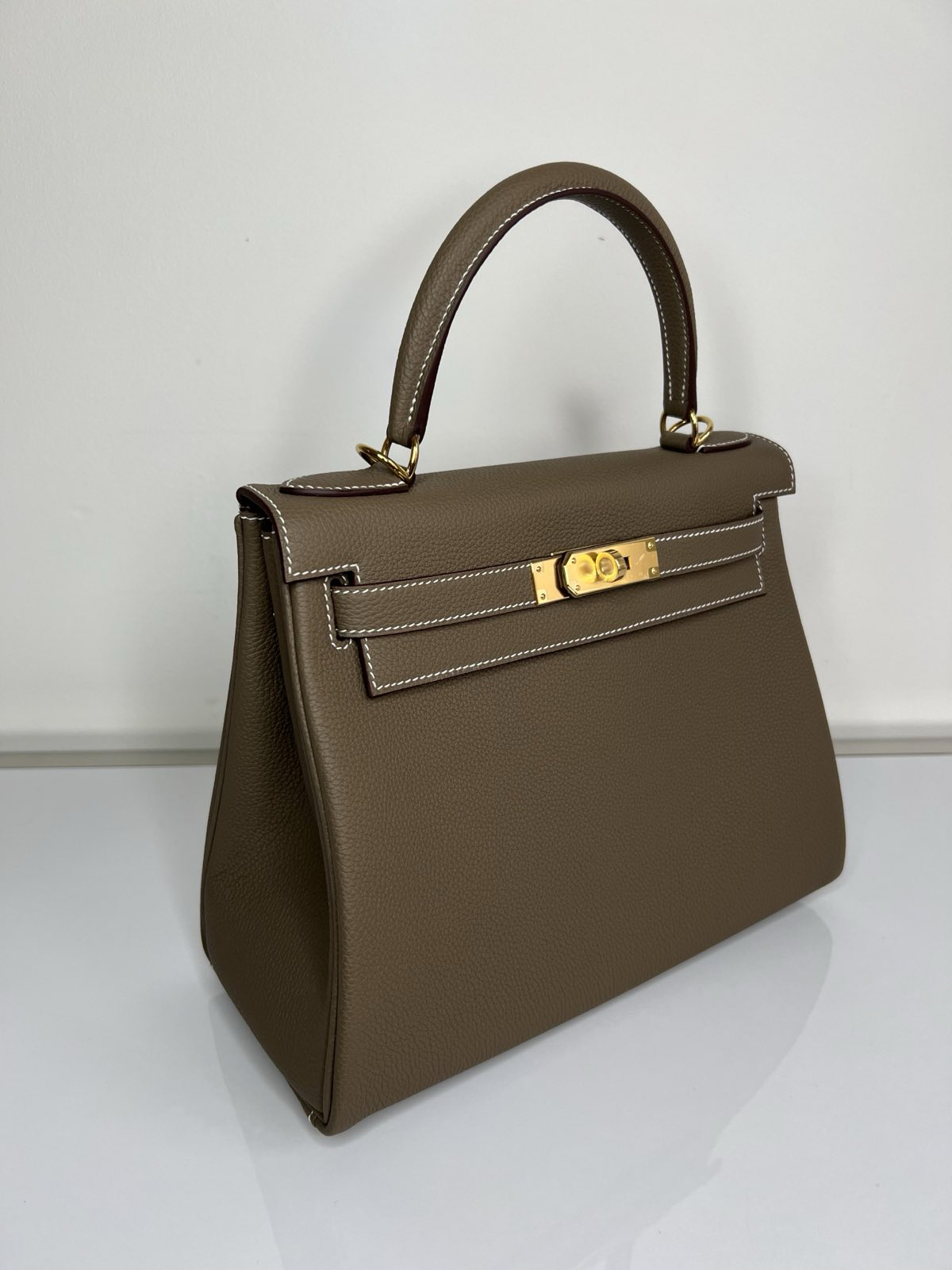 СУМКА HERMES KELLY 28 ручная работа детальное фото