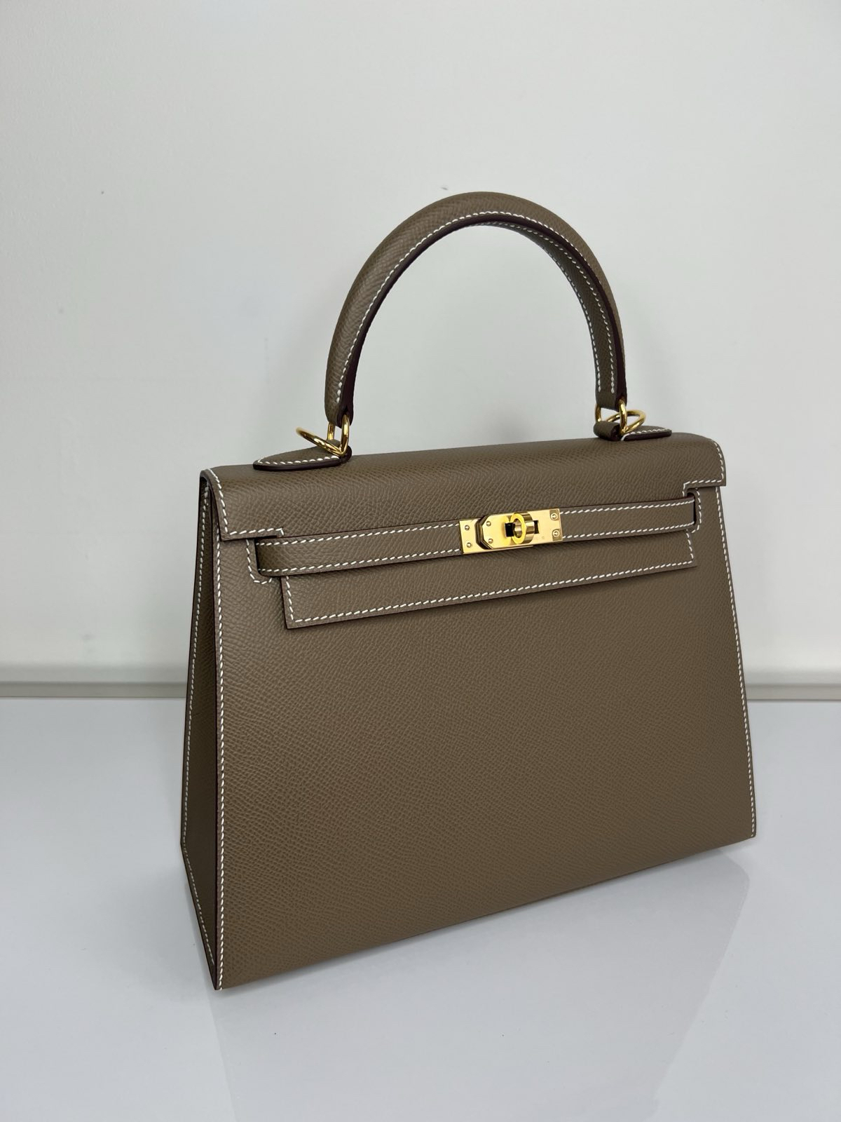 СУМКА HERMES KELLY 25 ручная работа детальное фото