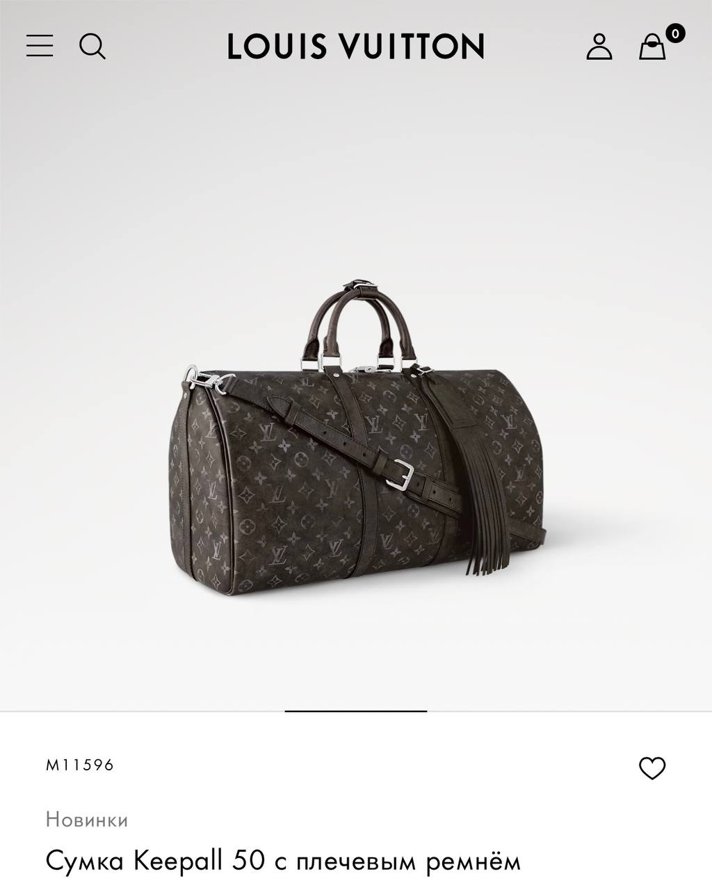 ДОРОЖНАЯ СУМКА LOUIS VUITTON детальное фото