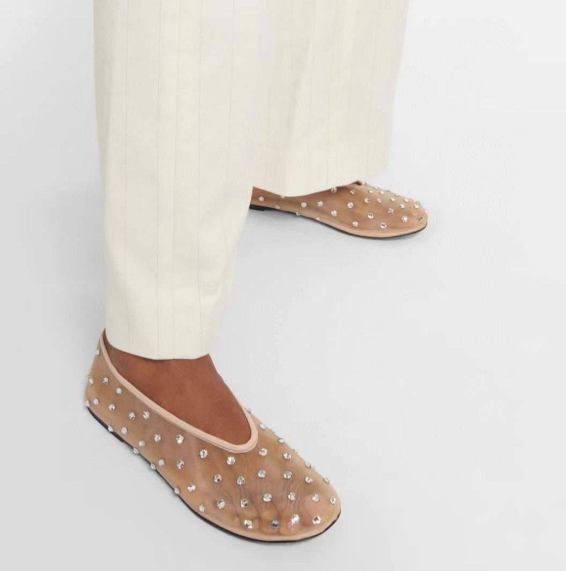 БАЛЕТКИ KHAITE детальное фото