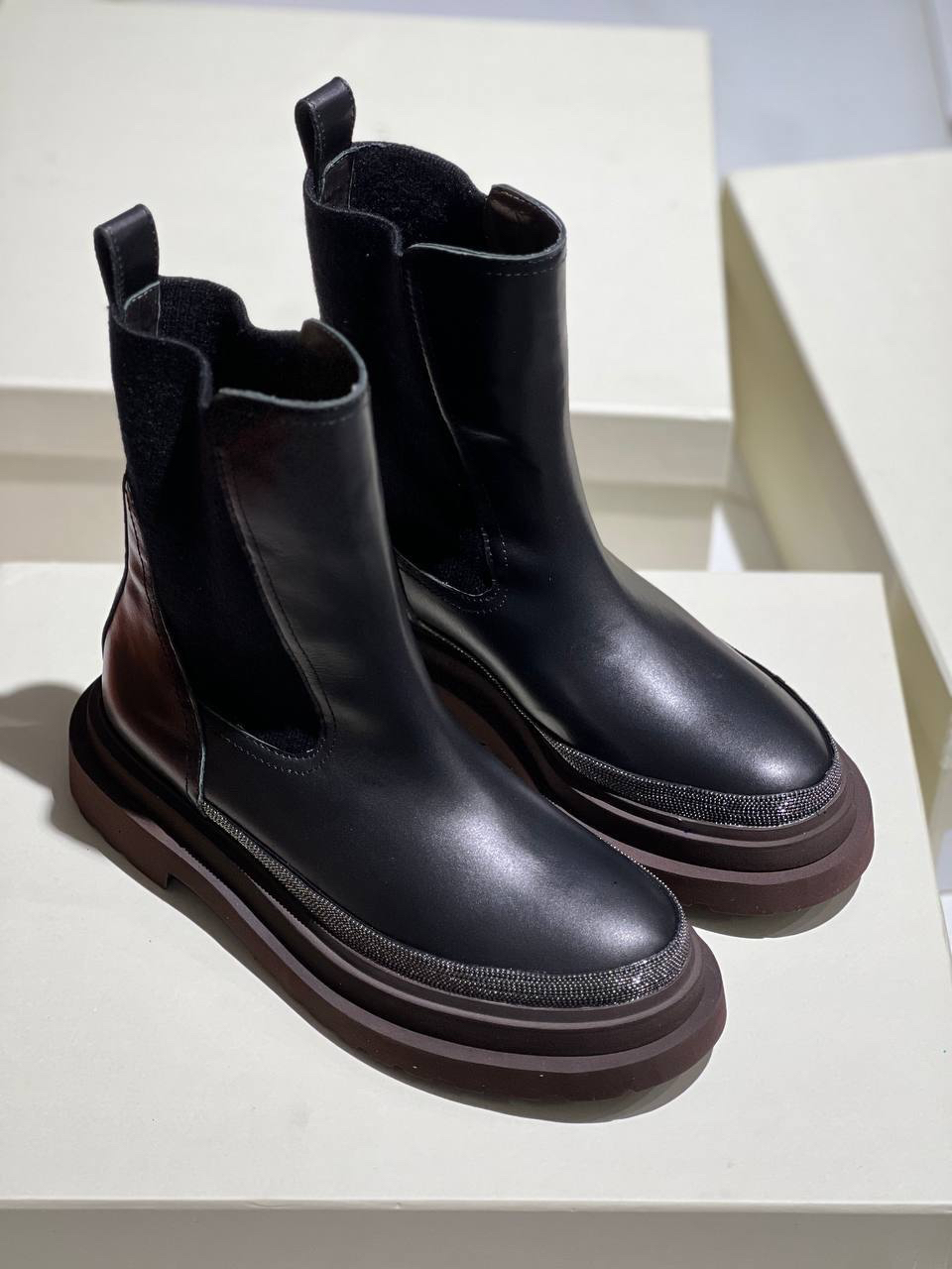 БОТИНКИ BRUNELLO CUCINELLI детальное фото