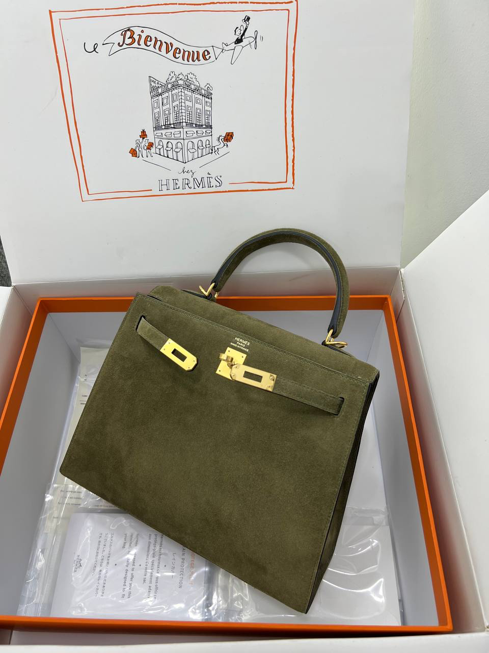 СУМКА HERMES KELLY 25 детальное фото