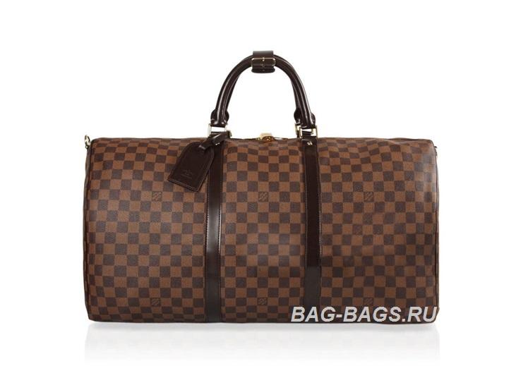 Дорожная сумка LOUIS VUITTON Damier Keepall 55 детальное фото