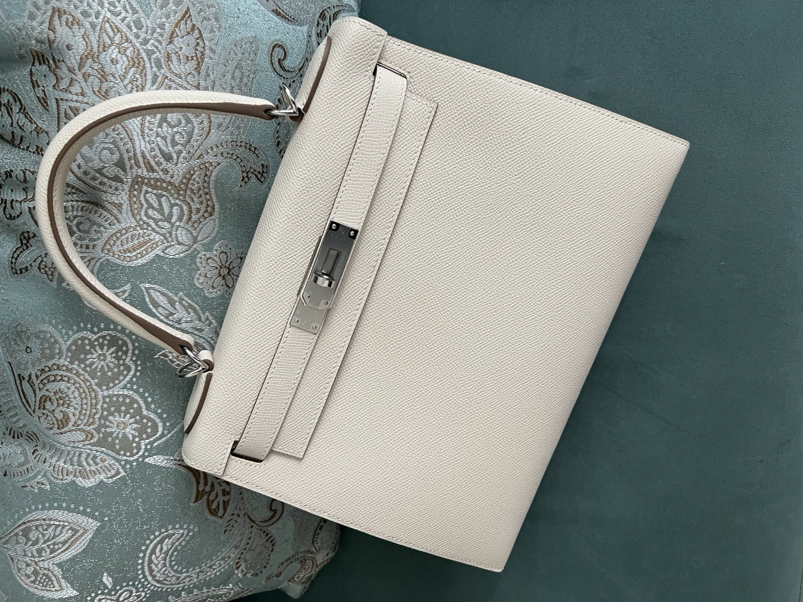 СУМКА HERMES KELLY 28 ручная работа детальное фото