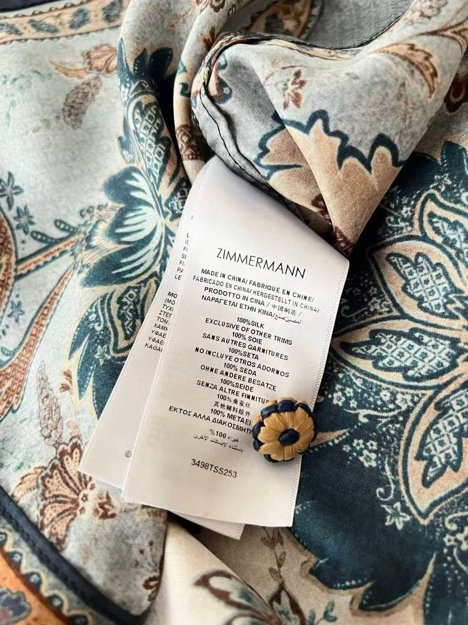 КОСТЮМ ZIMMERMANN детальное фото