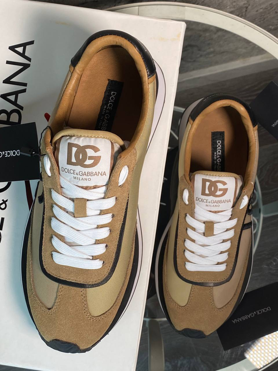 МУЖСКИЕ КРОССОВКИ DOLCE & GABBANA детальное фото