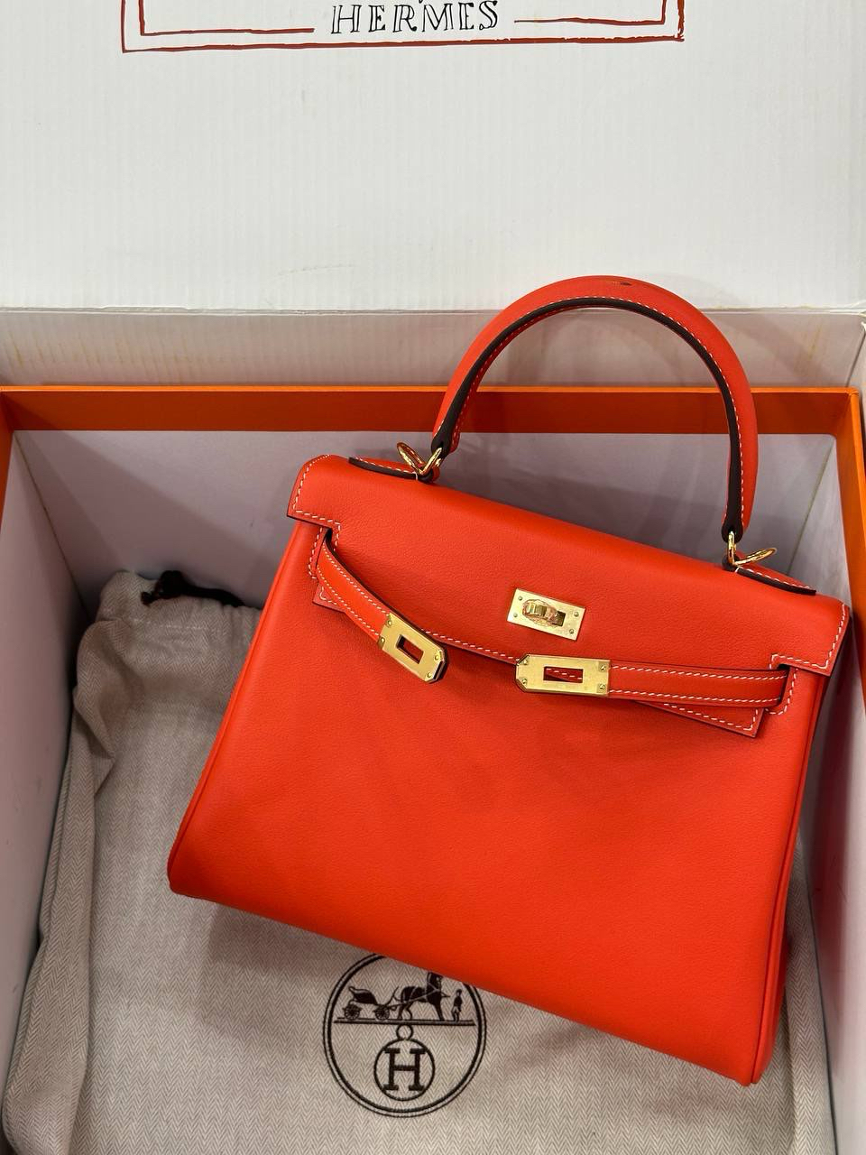 СУМКА HERMES KELLY 25 детальное фото