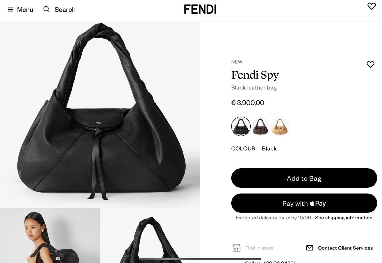 СУМКА FENDI детальное фото