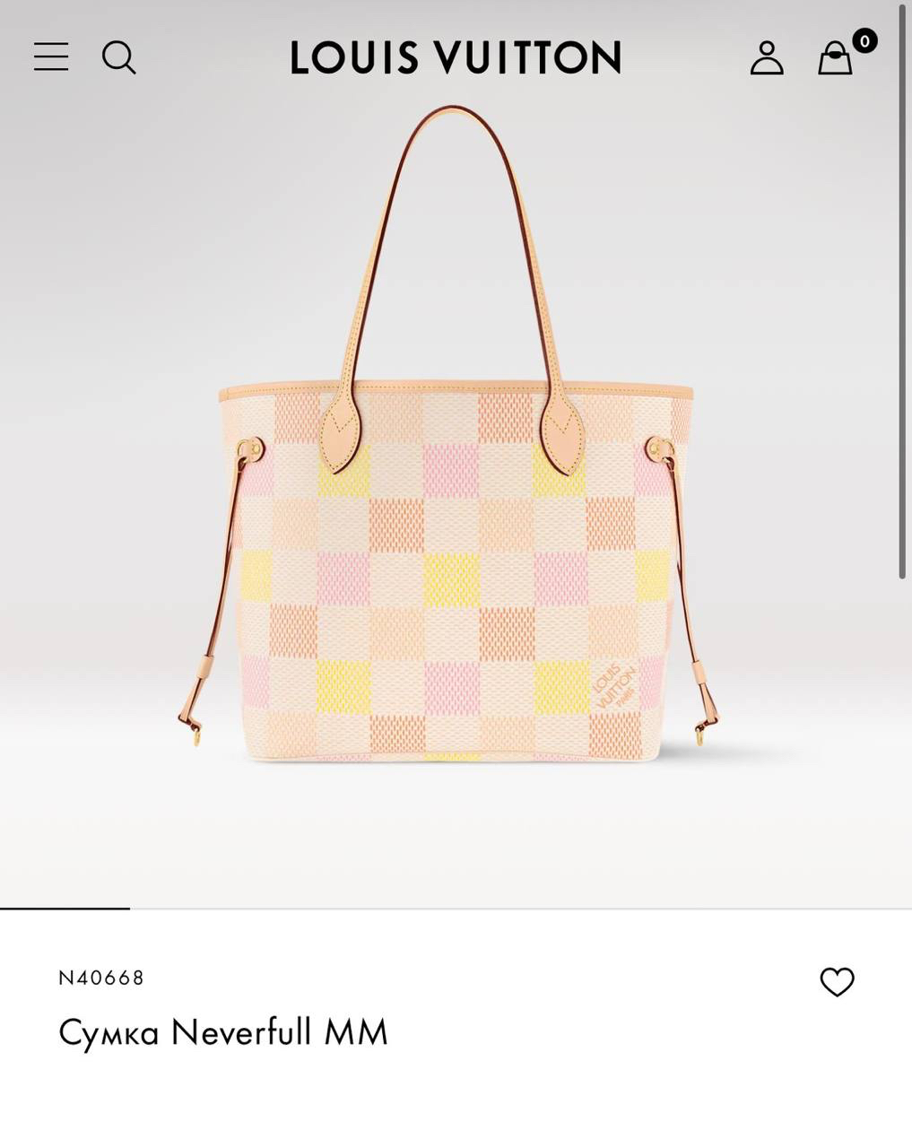 СУМКА LOUIS VUITTON детальное фото