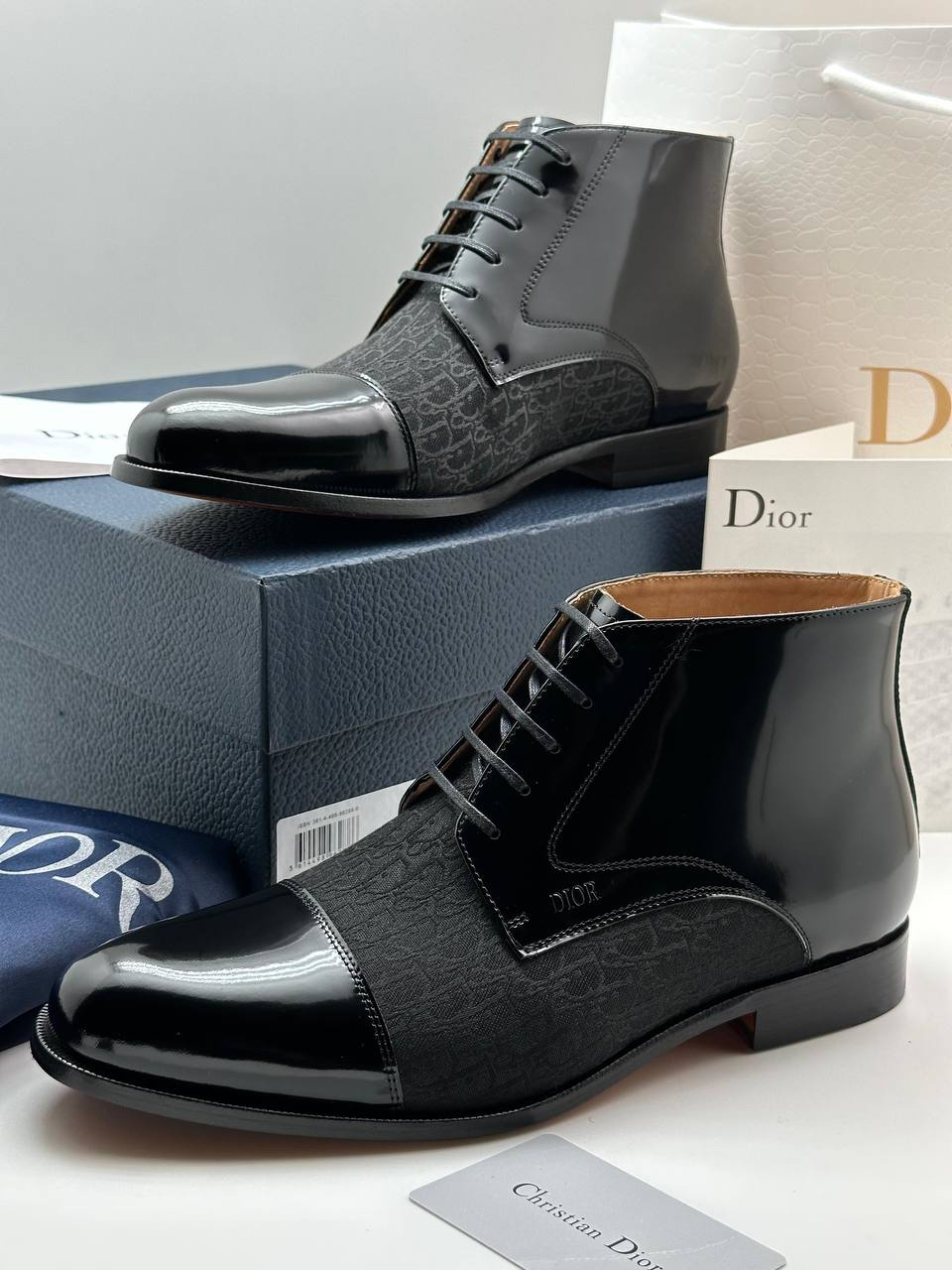 МУЖСКИЕ БОТИНКИ CHRISTIAN DIOR детальное фото