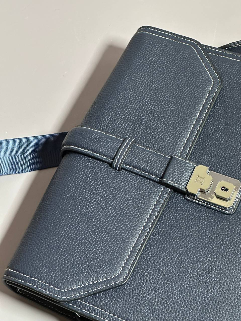 МУЖСКАЯ СУМКА МЕССЕНДЖЕР HERMES детальное фото