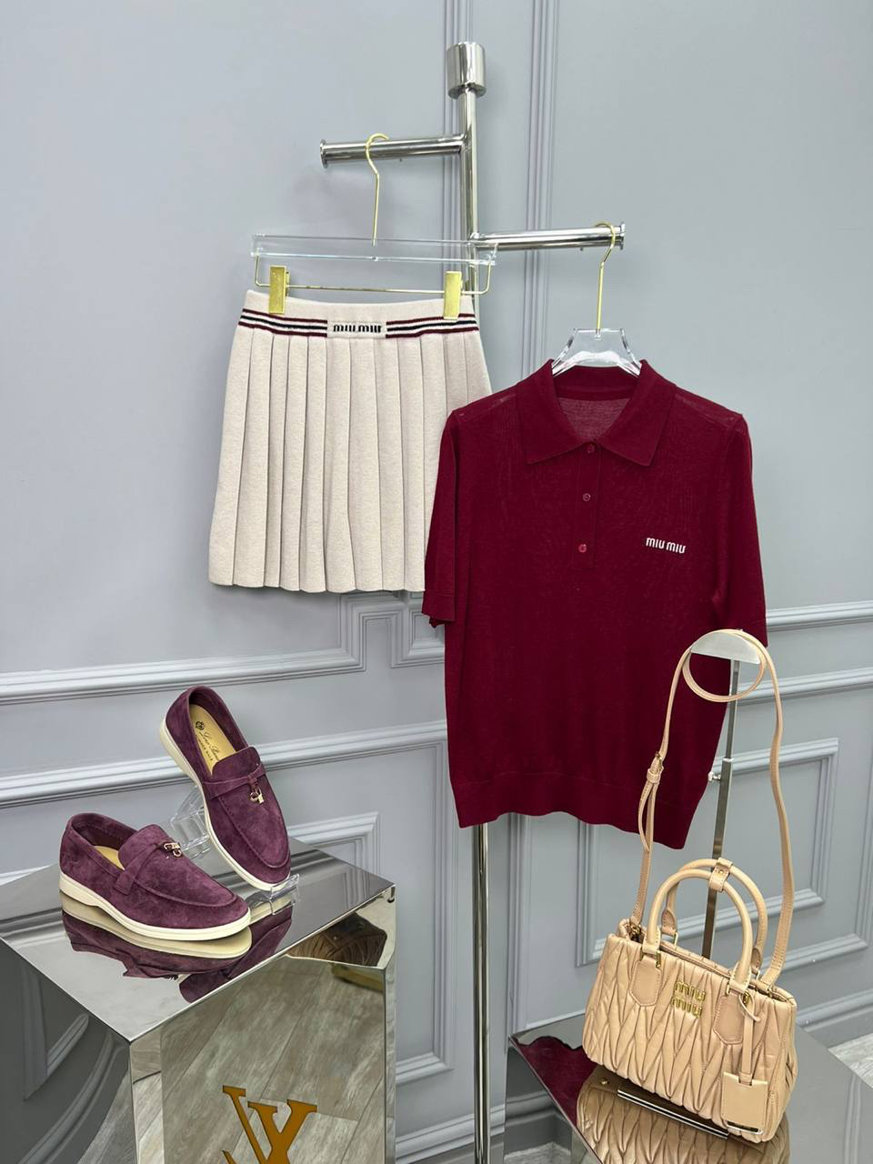 ФУТБОЛКА ПОЛО MIU MIU детальное фото