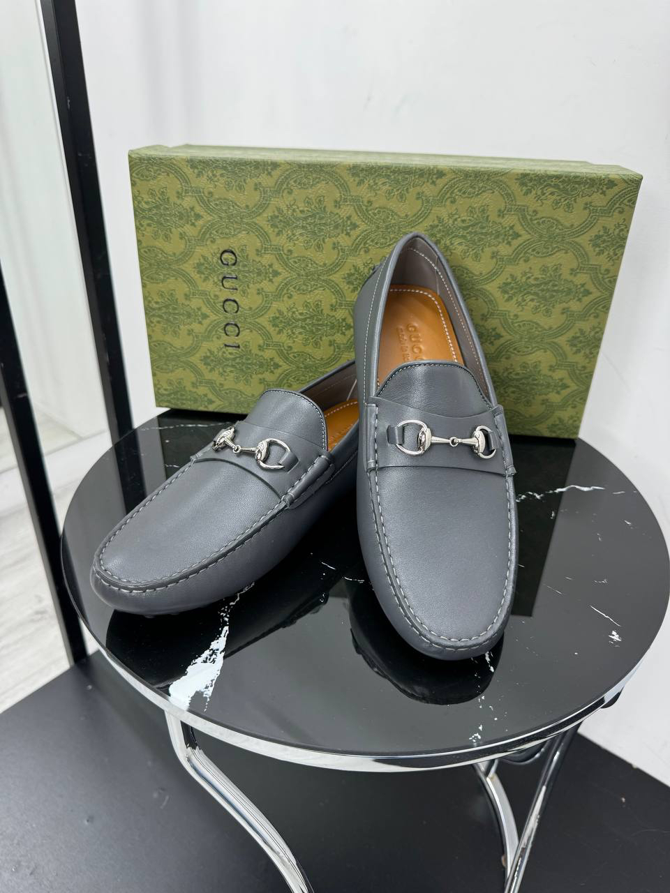 МУЖСКИЕ МОКАСИНЫ GUCCI детальное фото