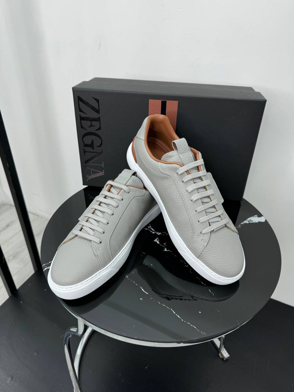 МУЖСКИЕ КЕДЫ ZEGNA детальное фото