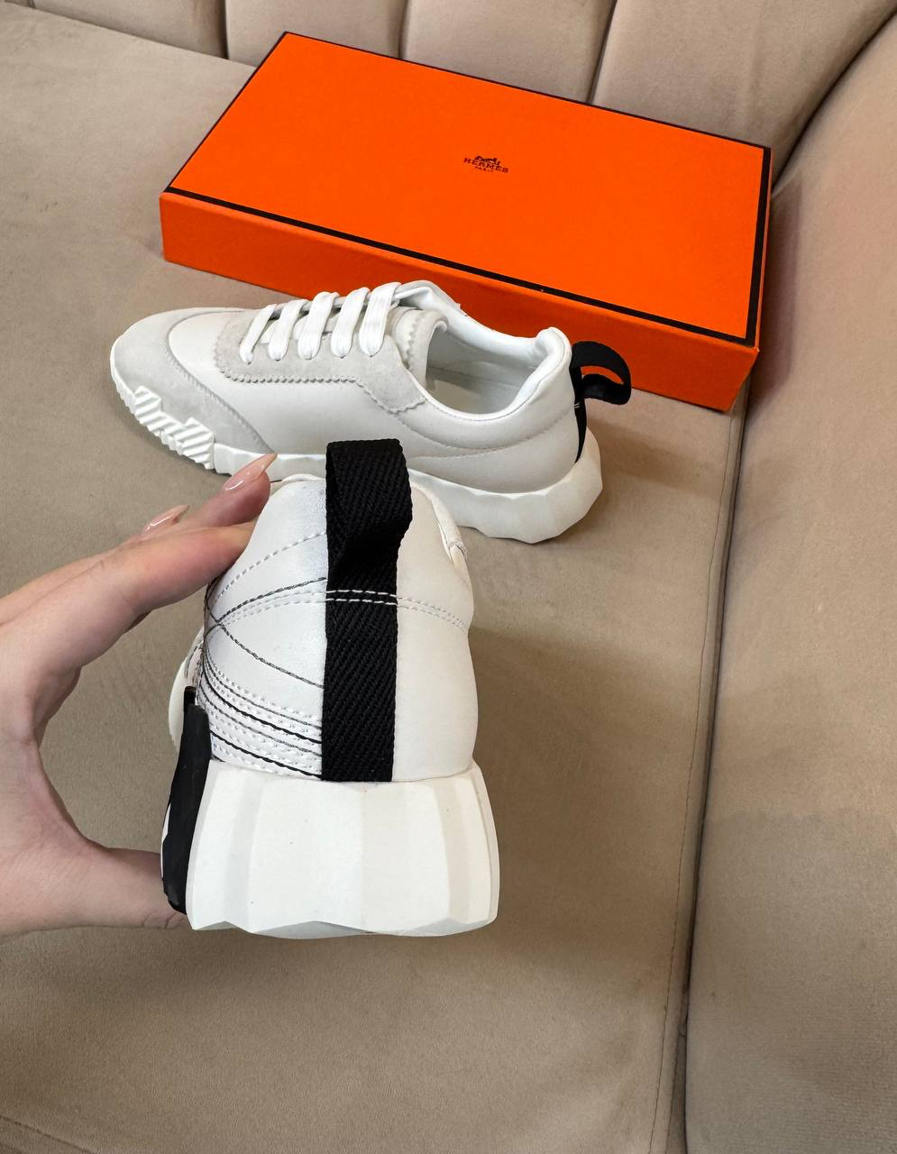 КРОССОВКИ HERMES детальное фото