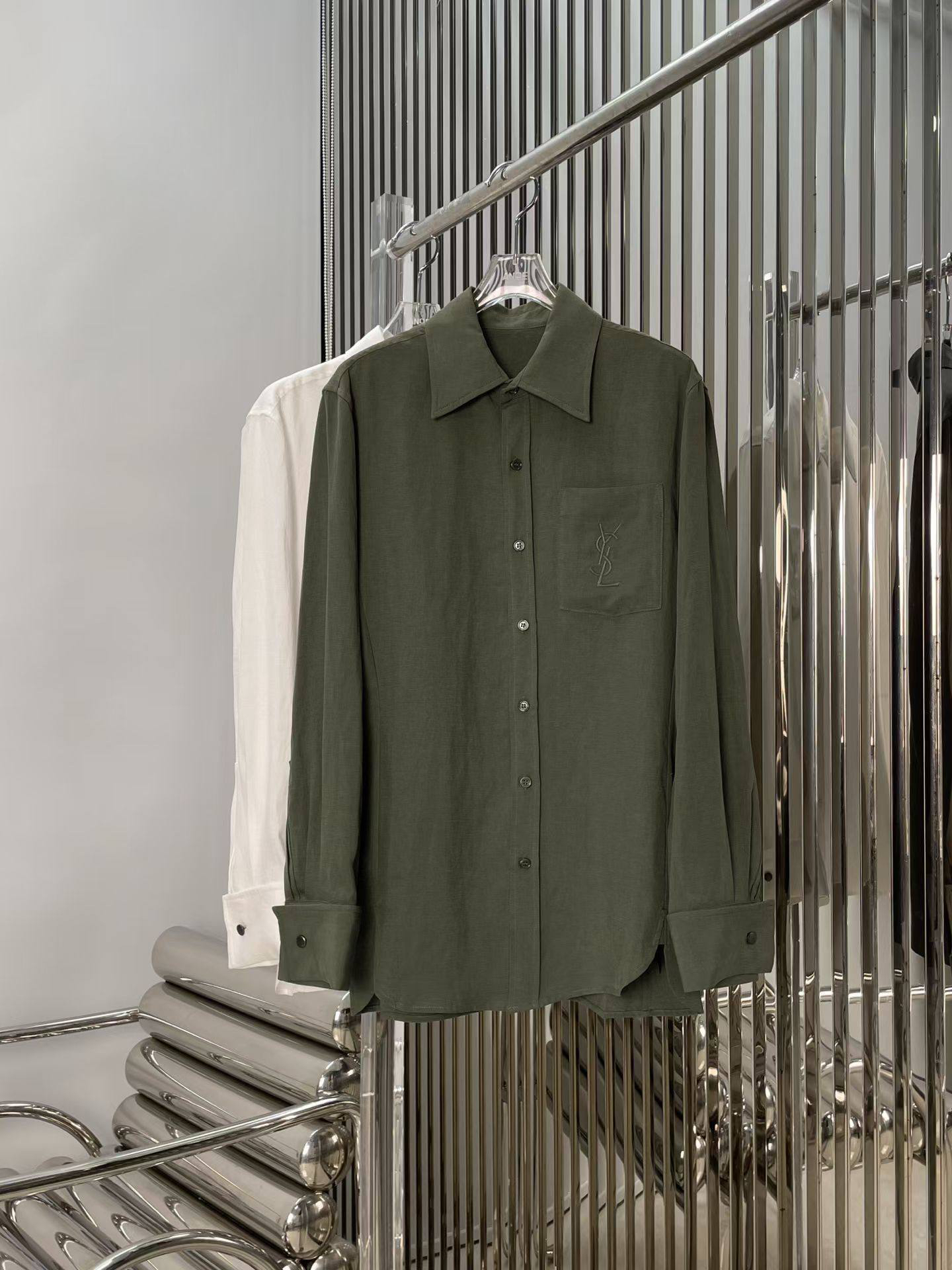 РУБАШКА SAINT LAURENT детальное фото