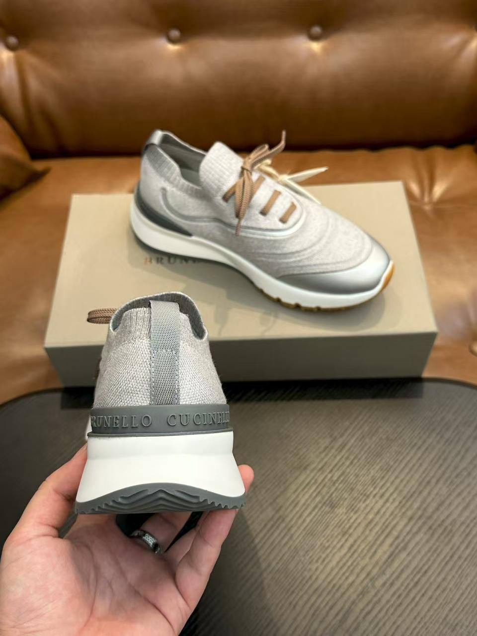 МУЖСКИЕ КРОССОВКИ BRUNELLO CUCINELLI детальное фото