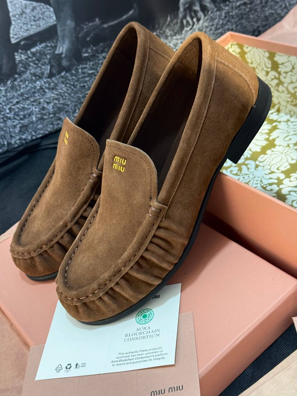 ЛОФЕРЫ MIU MIU детальное фото