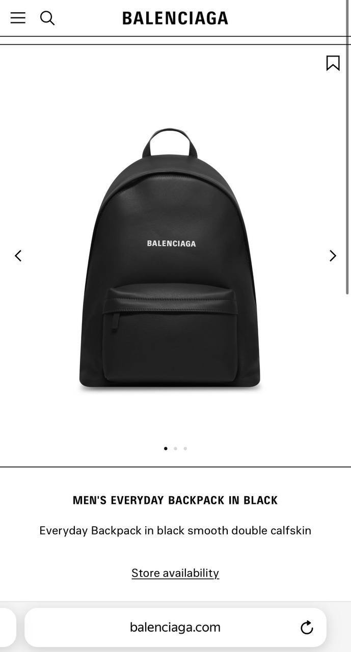 МУЖСКОЙ РЮКЗАК BALENCIAGA детальное фото