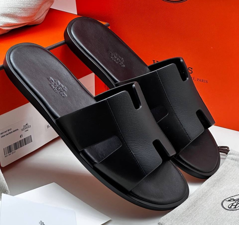 МУЖСКИЕ ШЛЕПКИ HERMES фото