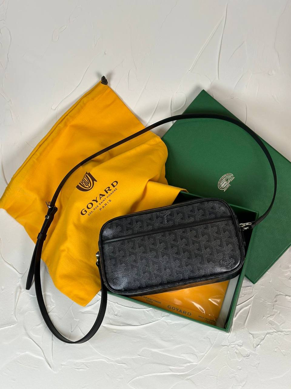 МУЖСКАЯ СУМКА МЕССЕНДЖЕР GOYARD детальное фото