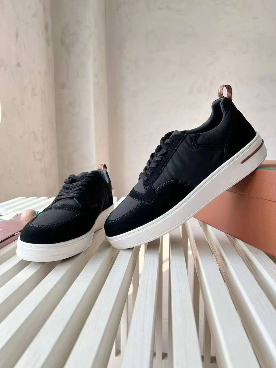 МУЖСКИЕ КЕДЫ LORO PIANA детальное фото