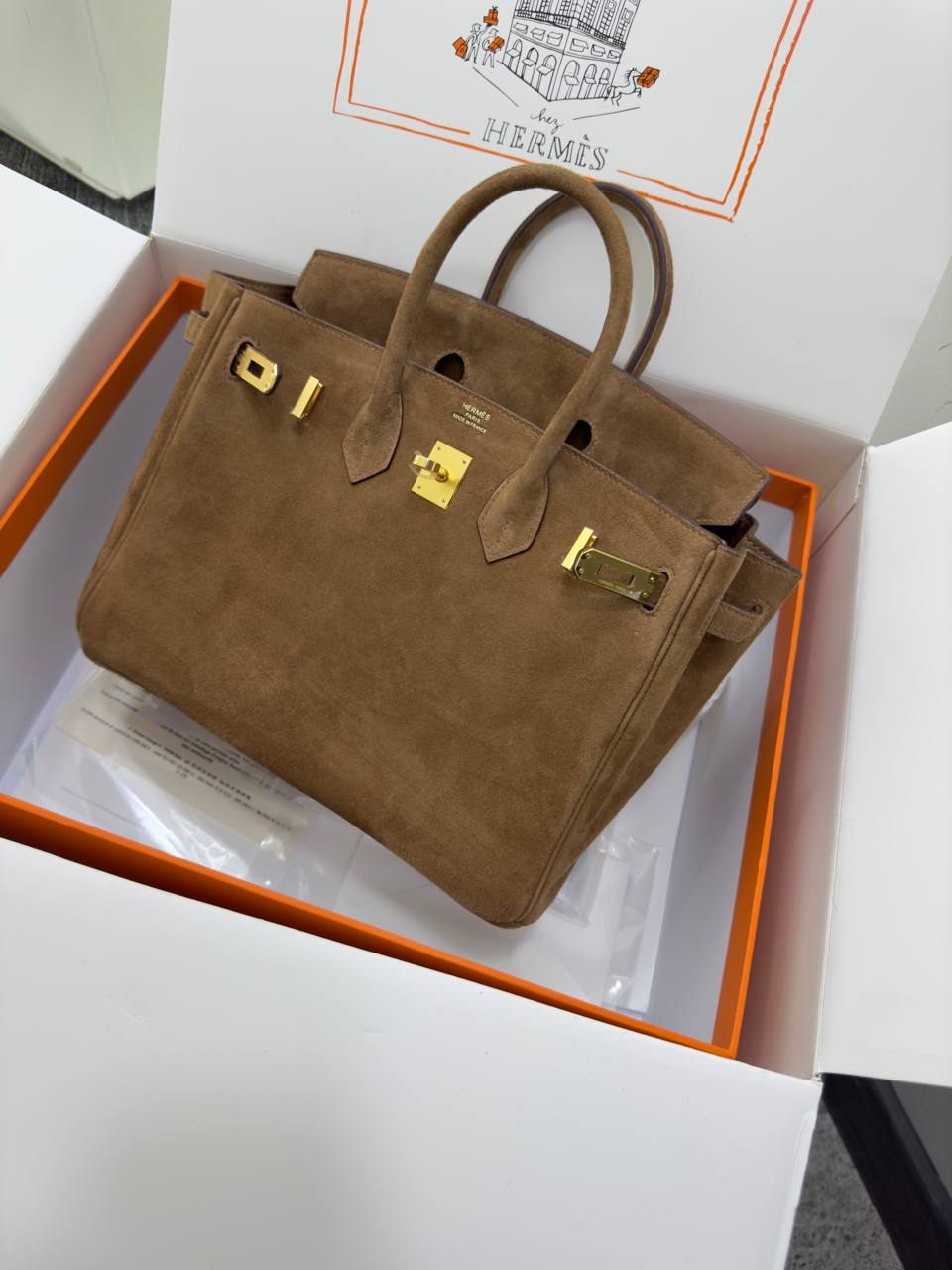 СУМКА HERMES BIRKIN 25 детальное фото