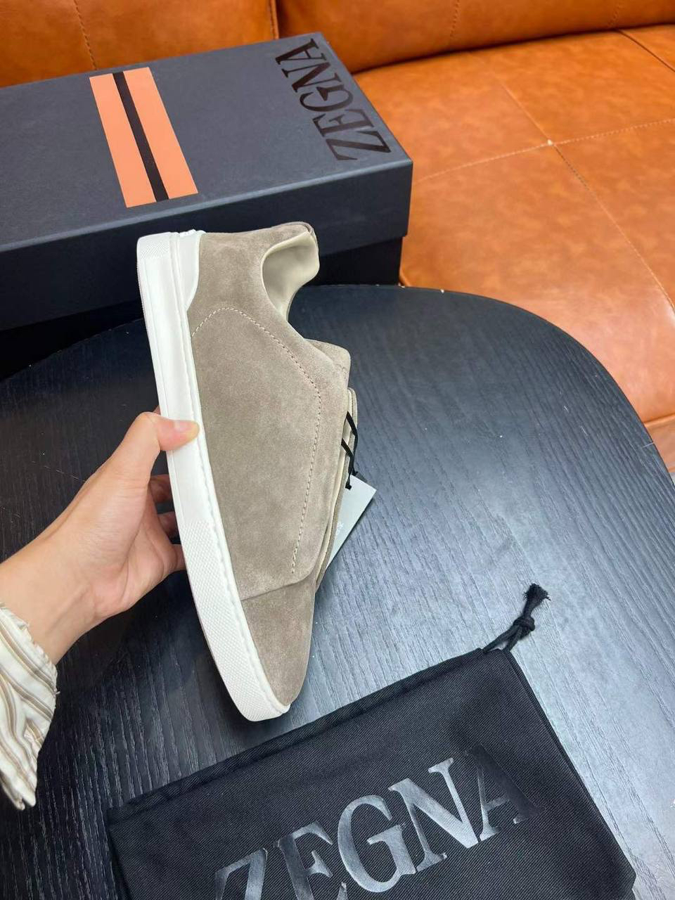 МУЖСКИЕ КЕДЫ ZEGNA детальное фото