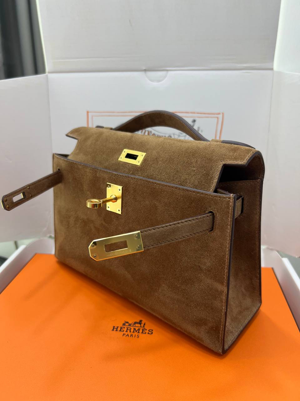 СУМКА HERMES KELLY POCHETTE детальное фото
