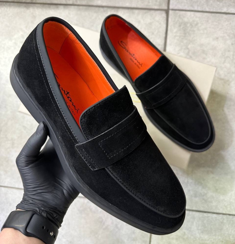 МУЖСКИЕ ЛОФЕРЫ SANTONI фото