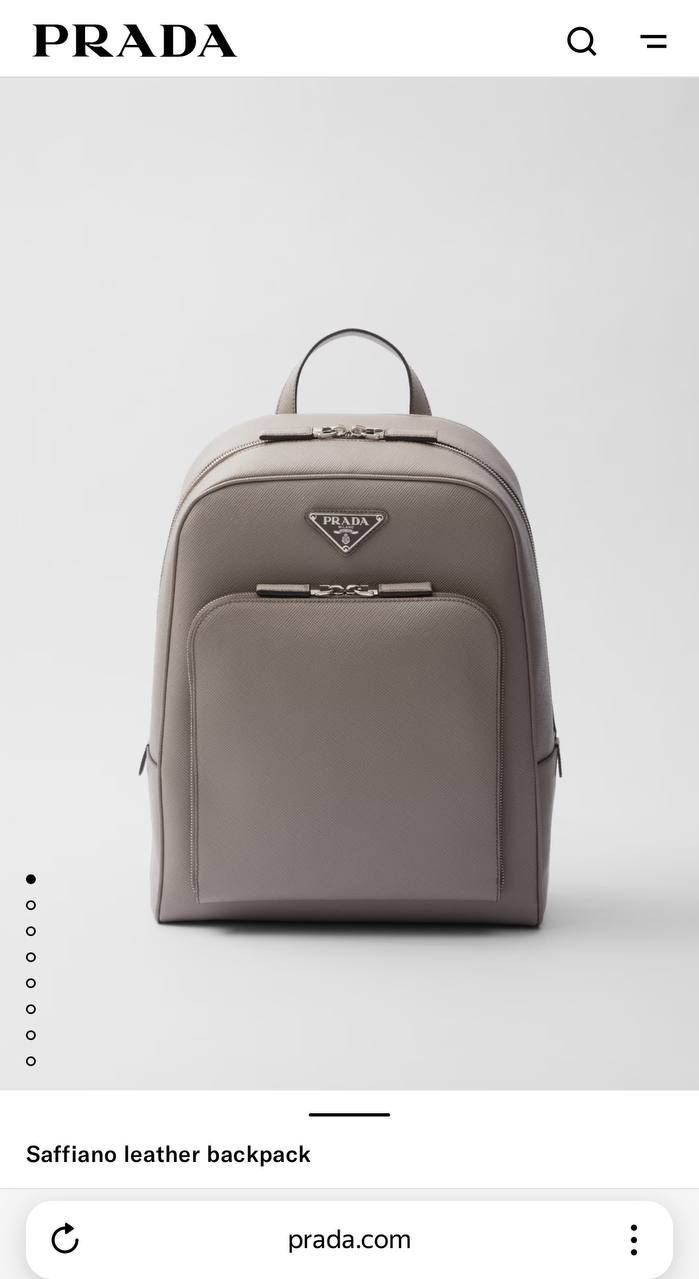 МУЖСКОЙ РЮКЗАК PRADA детальное фото