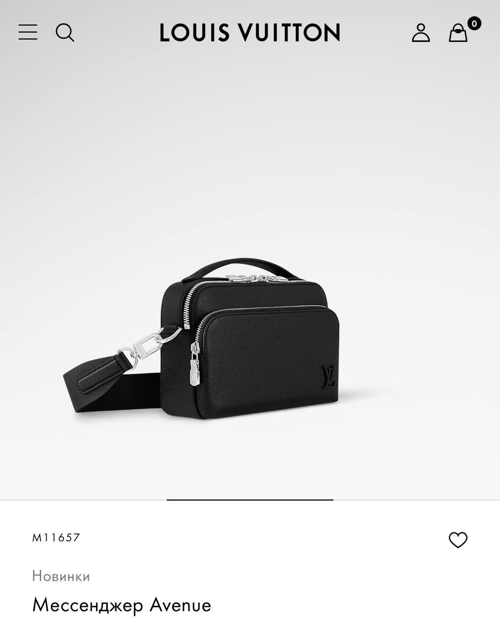 МУЖСКАЯ СУМКА МЕССЕНДЖЕР LOUIS VUITTON детальное фото