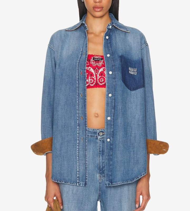 РУБАШКА MIU MIU фото