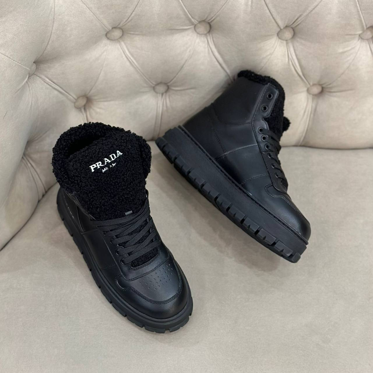 БОТИНКИ PRADA детальное фото