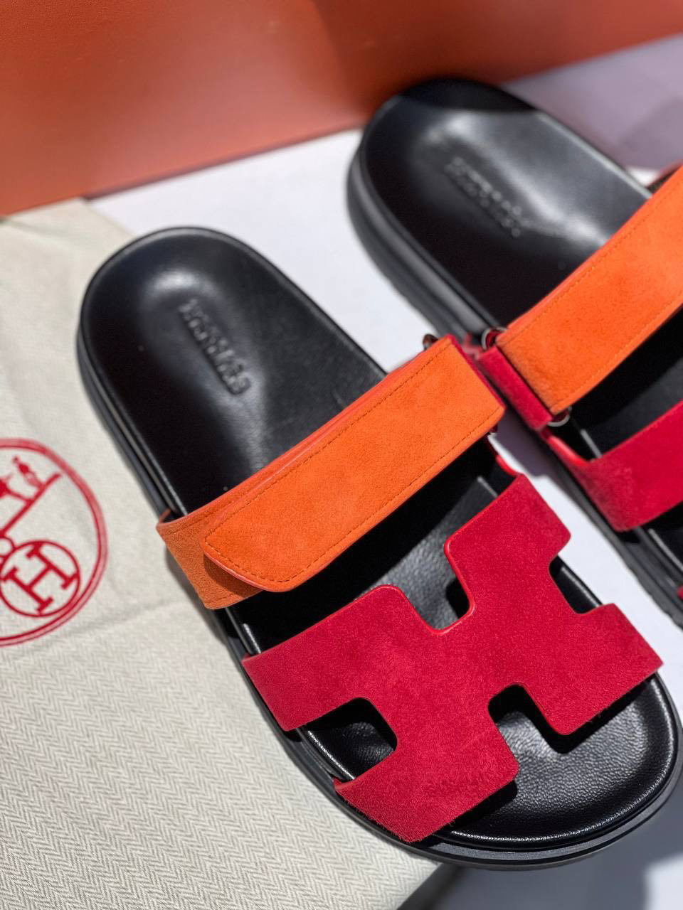 ШЛЕПКИ HERMES детальное фото