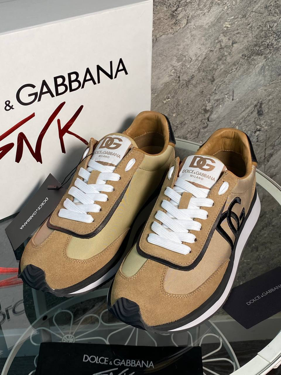 МУЖСКИЕ КРОССОВКИ DOLCE & GABBANA детальное фото