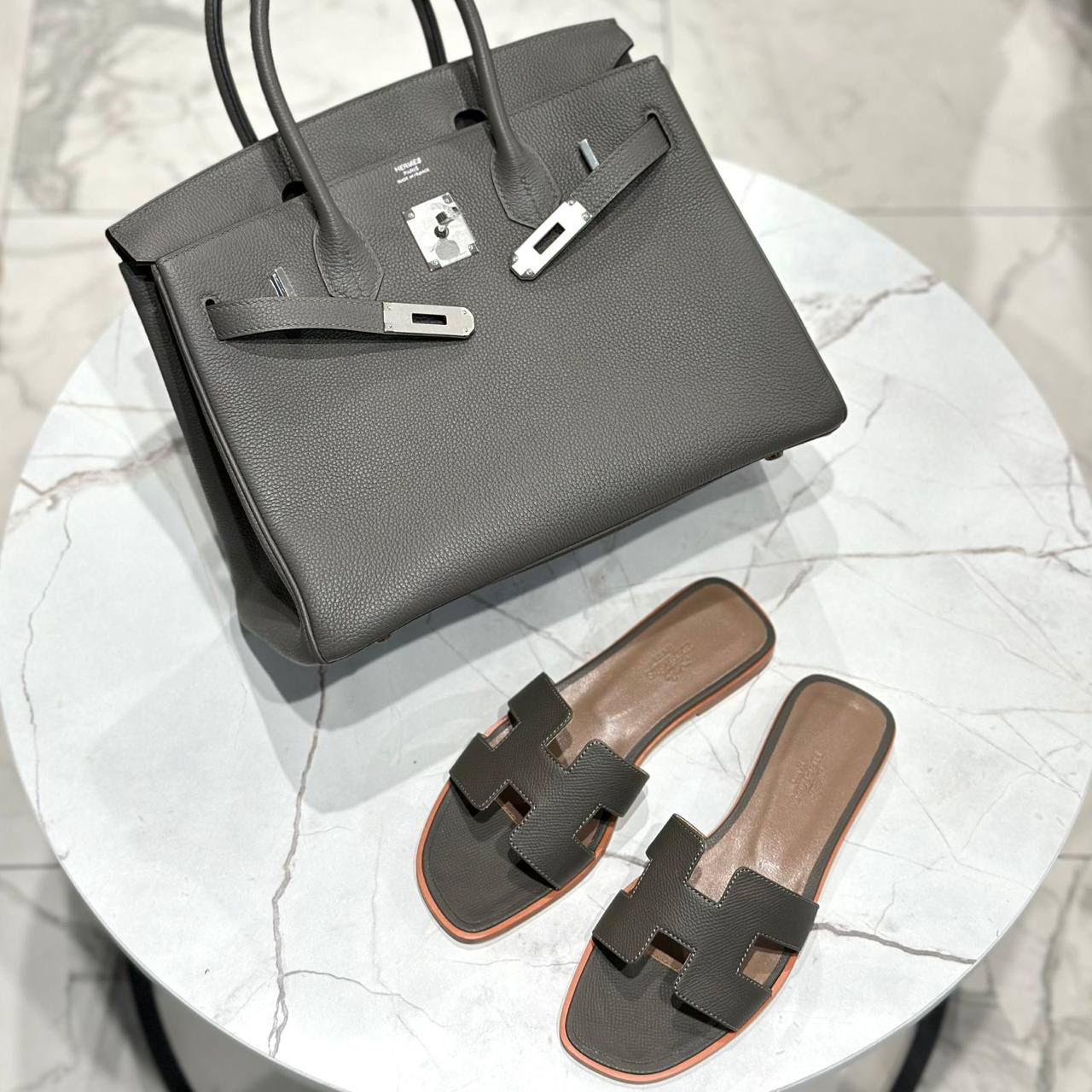 ШЛЕПКИ HERMES детальное фото