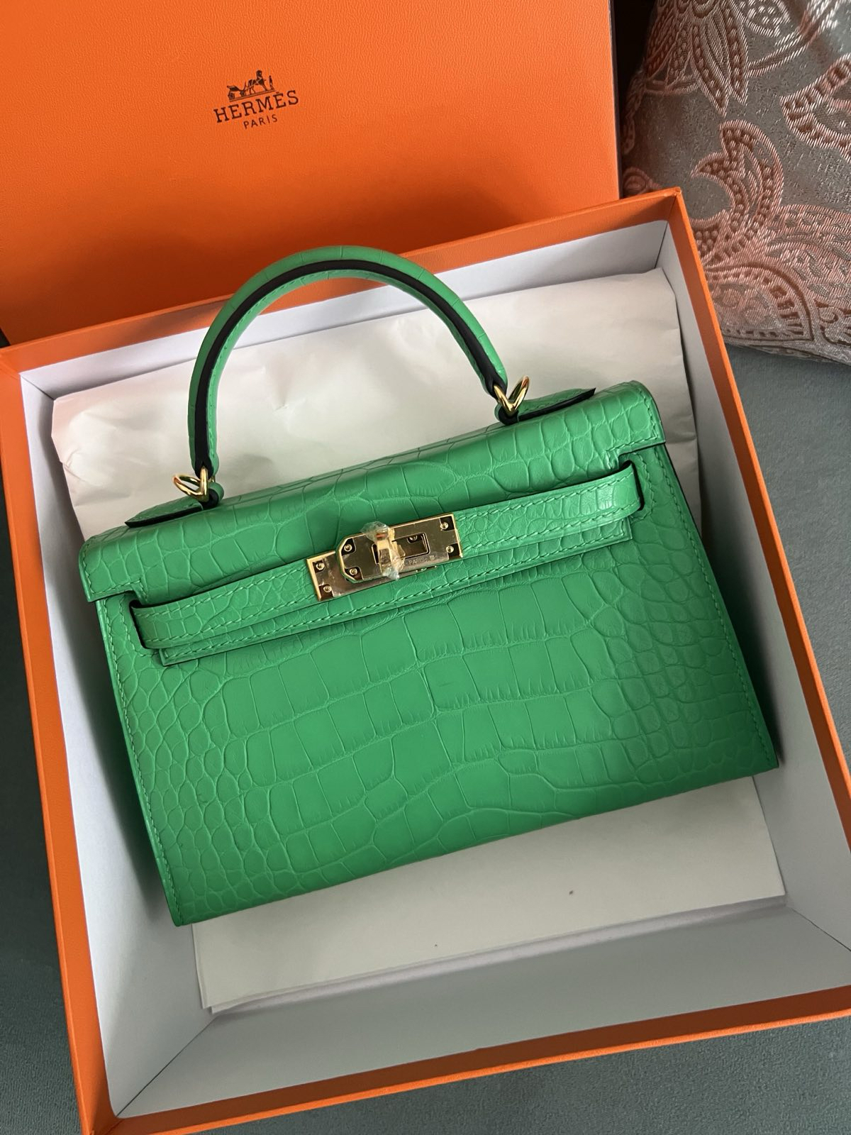 СУМКА HERMES KELLY 20 MINI детальное фото
