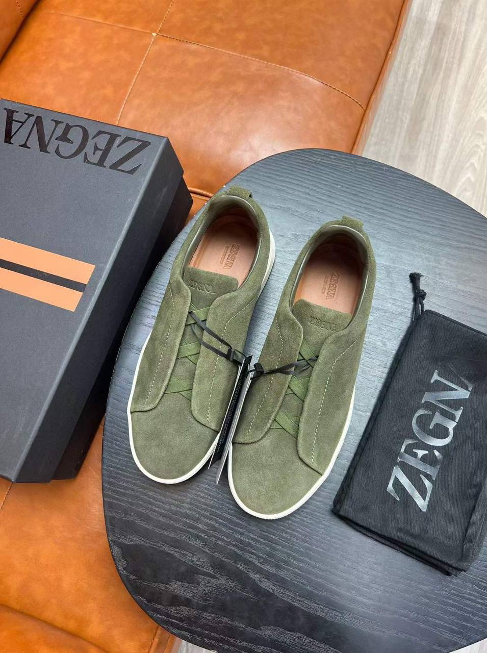МУЖСКИЕ КЕДЫ ZEGNA детальное фото