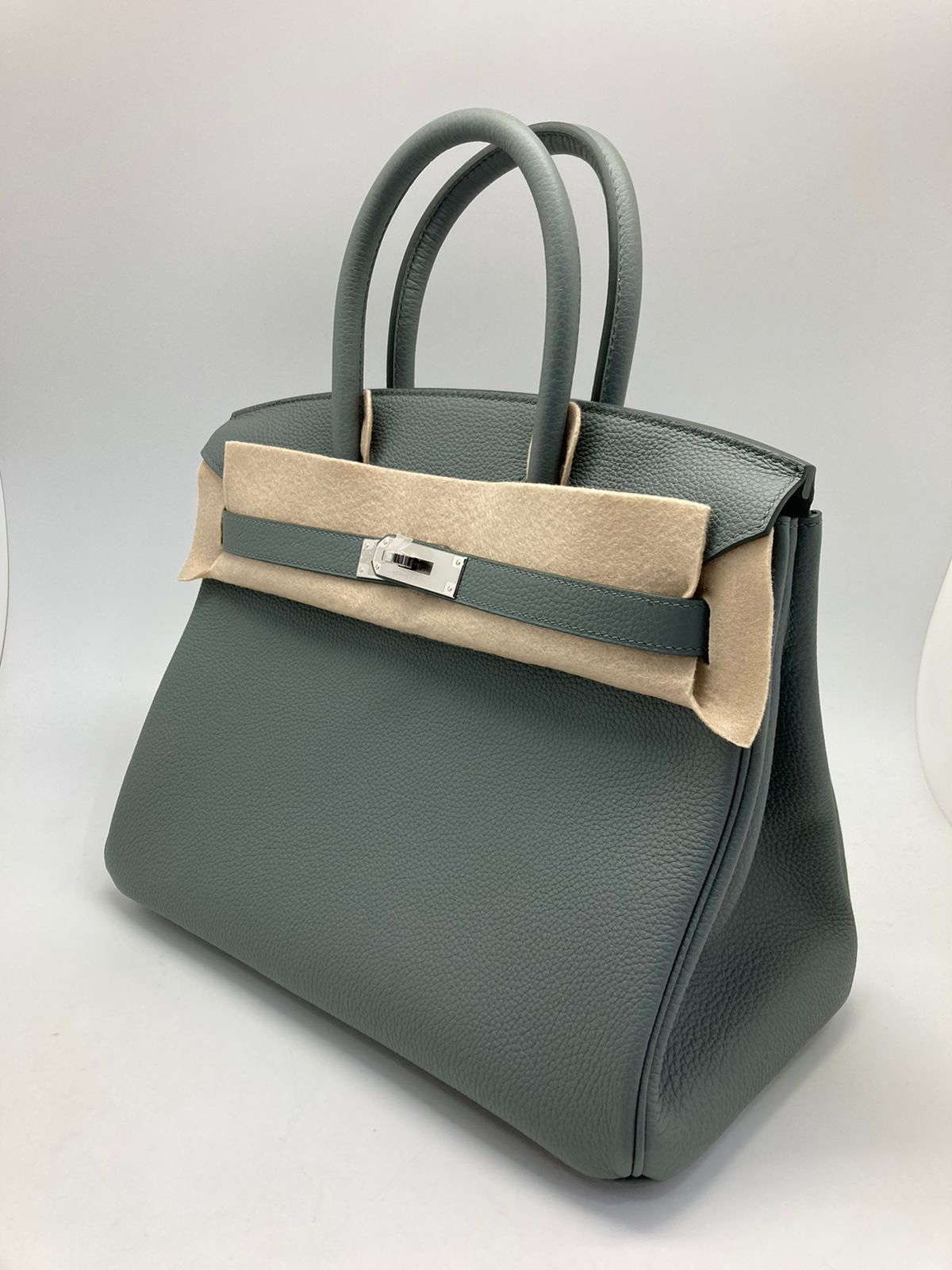 СУМКА HERMES BIRKIN 30 ручная работа детальное фото